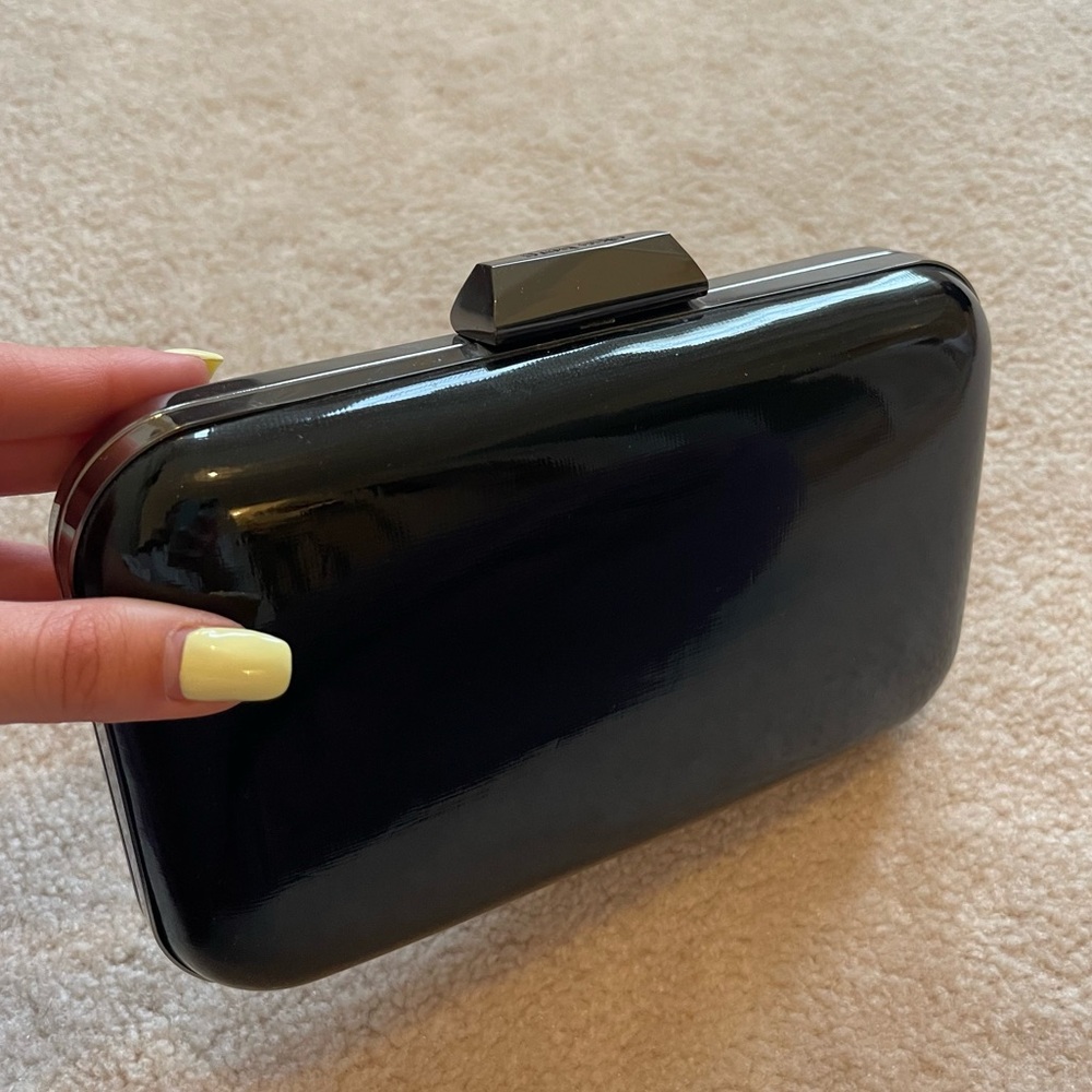 Olga Berg Black Clutch🖤🩶